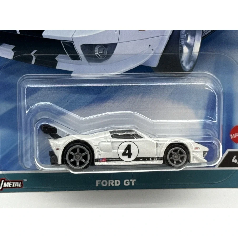 Hot Wheels Speed Machines Ford GT Collectible Diecast Car 1:64 Scale White Metal